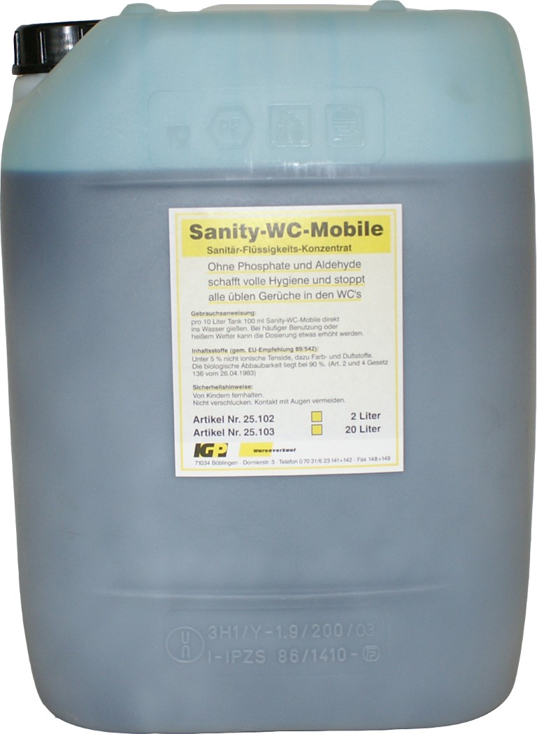 Sanity WC Mobile flüssig 20 Ltr.