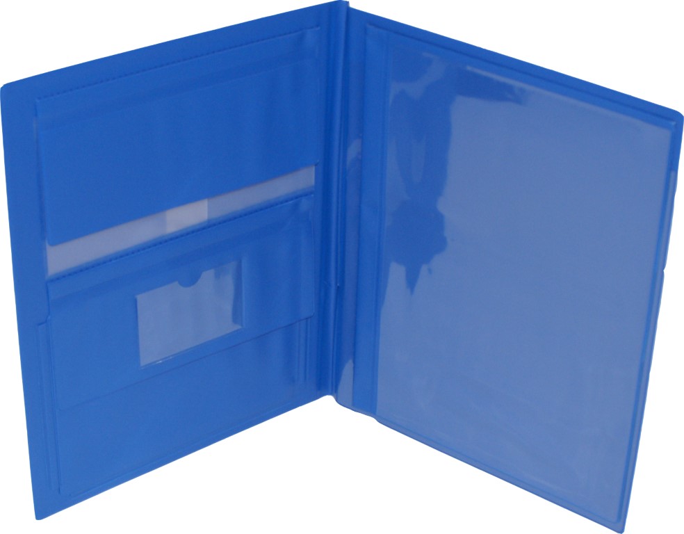 Fahrtenmappe blau Größe 33x27cm(A 4)
